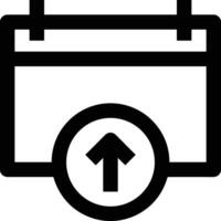 Calendar Icon symbol vector image