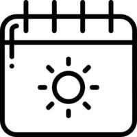 Calendar Icon symbol vector image