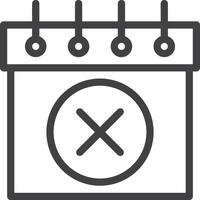 Calendar Icon symbol vector image