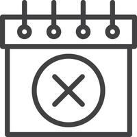 Calendar Icon symbol vector image