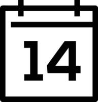 Calendar Icon symbol vector image