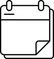 Calendar Icon symbol vector image