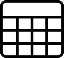 Calendar Icon symbol vector image