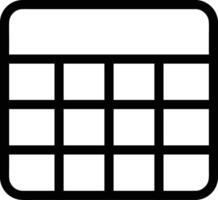 Calendar Icon symbol vector image