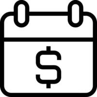 Calendar Icon symbol vector image