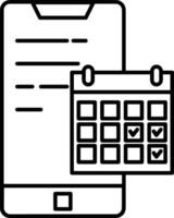 Calendar Icon symbol vector image