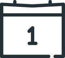 Calendar Icon symbol vector image