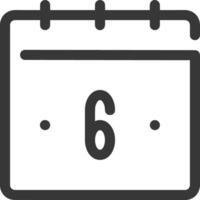 Calendar Icon symbol vector image