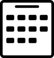 Calendar Icon symbol vector image