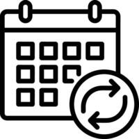 Calendar Icon symbol vector image