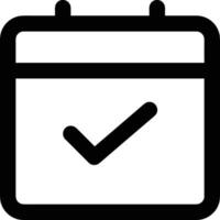 Calendar Icon symbol vector image