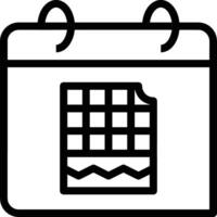 Calendar Icon symbol vector image