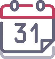 Calendar Icon symbol vector image