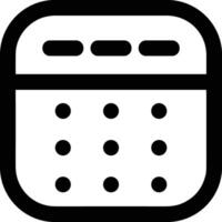 Calendar Icon symbol vector image