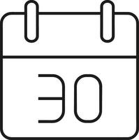 Calendar Icon symbol vector image