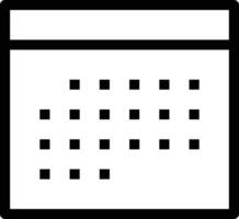calendario icono símbolo vector imagen