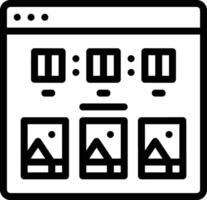 Calendar Icon symbol vector image