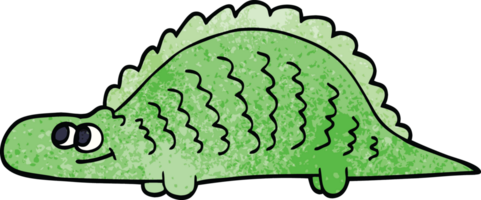 Cartoon-Doodle prähistorischer Dinosaurier png