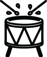 stryk trumma ikon symbol png