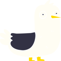 dessin animé doodle mouette png