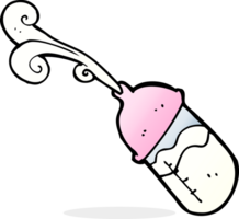 cartoon baby milk bottle png