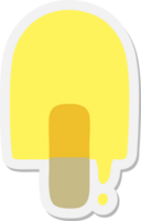 melting ice lolly sticker png