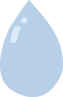 flat color style cartoon water droplet png