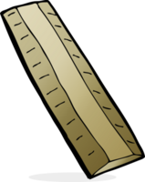 cartoon wooden ruler png