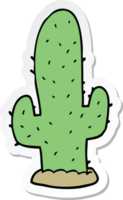 sticker of a cartoon cactus png