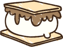 smore desenho de giz png