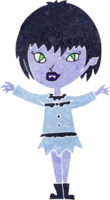 fille de vampire de dessin animé png