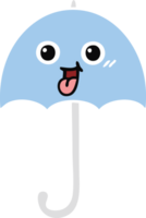 guarda-chuva de desenho retrô de cor lisa png