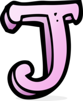 cartoon letter J png