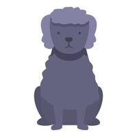 peludo amigo gato icono dibujos animados vector. canino propietario vector