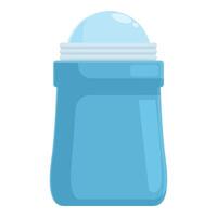 Small roll on deodorant icon cartoon vector. Design tube vector