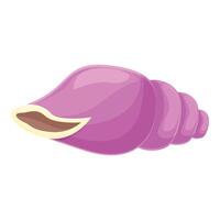 Violet small conch icon cartoon vector. Nature animal vector