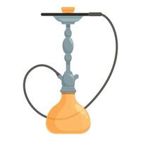 New model hookah icon cartoon vector. Bar smoking equipment vector