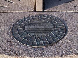 Berkeley, CA, 2007 - Sundial Compass In Stone Berkeley CA Dedication photo