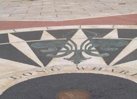 Boston, MA, 2008 - Long Wharf Compass In Walkway photo