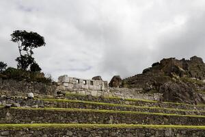 Machu Picchu, Peru, 2015 - Inca Ruins Three Windows And Walls photo