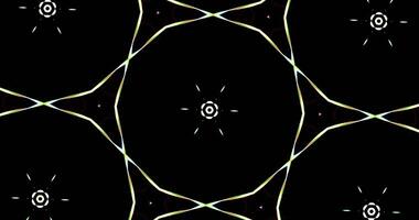 Kaleidoscopic Pattern On Dark Background In Vibrant Colors photo