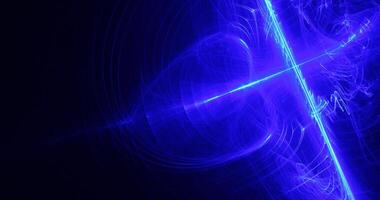 Blue Abstract Lines Curves Particles Background photo