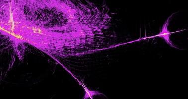 Abstract Design In Pink And Yellow On Dark Background photo