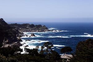 rocoso costa Pacífico Oceano carmelo tierras altas California foto