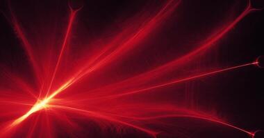 Red And Yellow Abstract Lines Curves Particles Background photo