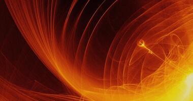 Yellow Red Orange Abstract Lines Curves Particles Background photo