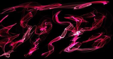 Abstract Background Swirls Of Red Orange Pink Lines On Dark Background photo