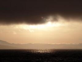 Dramatic San Francisco Bay Landscape Dark And Light photo