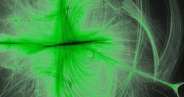 Green Abstract Lines Curves Particles Background photo