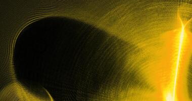 Yellow Abstract Lines Curves Particles Background photo